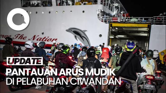 Pelabuhan Ciwandan Terpantau Sepi di H-2 Lebaran