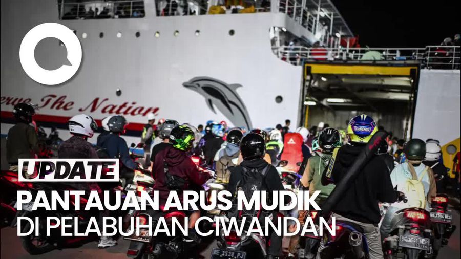 Pelabuhan Ciwandan Terpantau Sepi di H-2 Lebaran