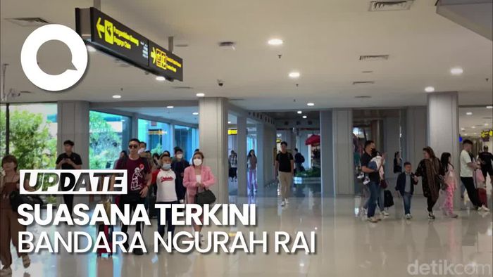 H-2 Lebaran, Suasana Bandara I Gusti Ngurah Rai Masih Landai