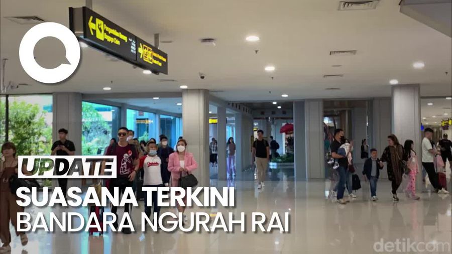 H-2 Lebaran, Suasana Bandara I Gusti Ngurah Rai Masih Landai