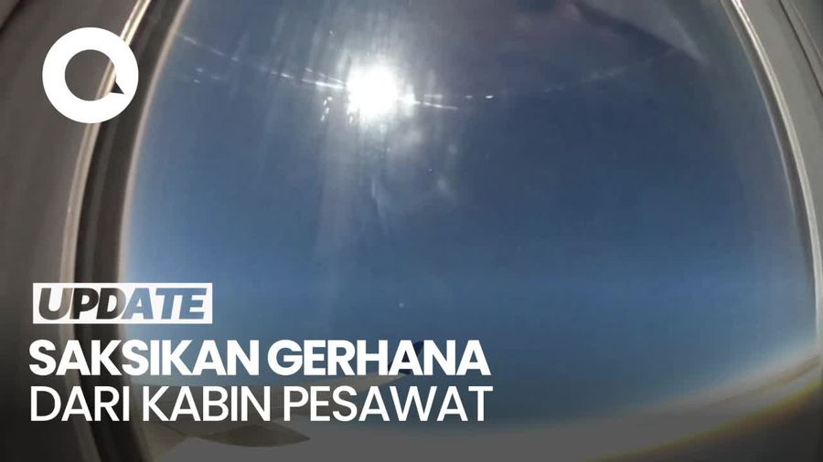 Melihat Fenomena Gerhana Matahari dari Pesawat Delta Airlines