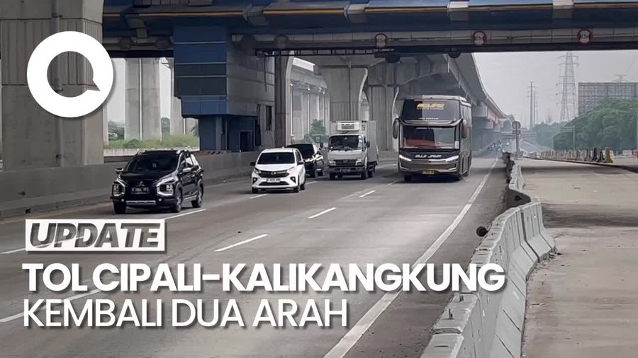 Volume Kendaraan Menurun, One Way di Tol Cipali-Kalikangkung Disetop