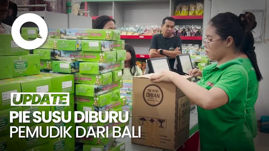 Pie Susu Jadi Buruan Para Pemudik dari Bali