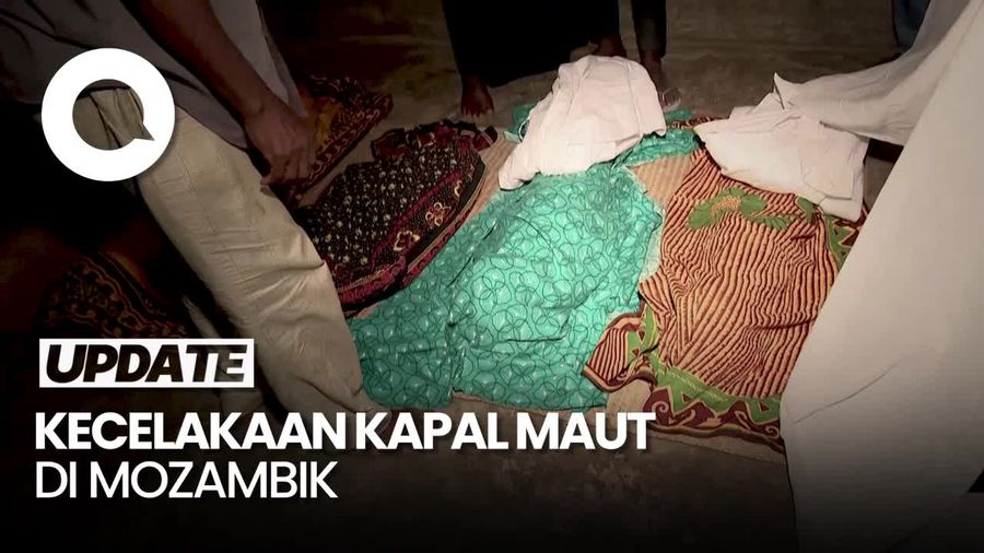 Horor Kecelakaan Kapal di Mozambik, 94 Orang Tewas
