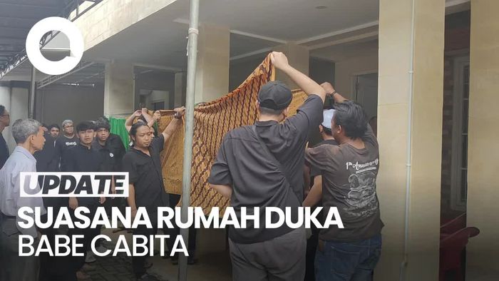 Suasana Rumah Duka Babe Cabita