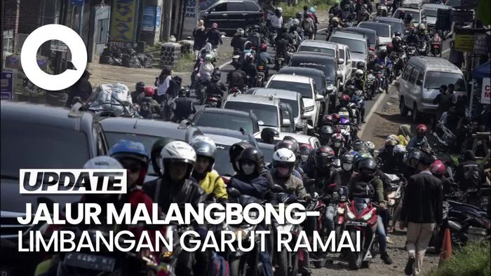 Jalur Malangbong-Limbangan Garut Ramai Lancar Memasuki H-1 Lebaran
