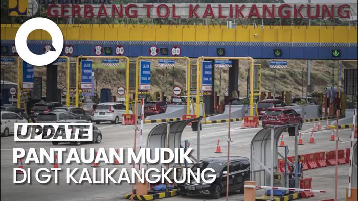 One Way Disetop, GT Kalikangkung Semarang Terpantau Lebih Lengang