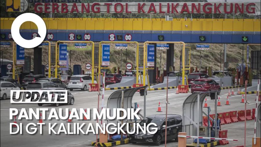 One Way Disetop, GT Kalikangkung Semarang Terpantau Lebih Lengang