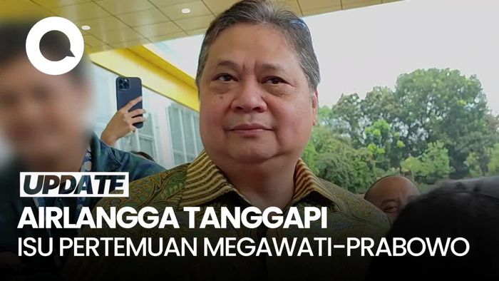 Airlangga soal Rencana Pertemuan Megawati-Prabowo: Bagus Lah