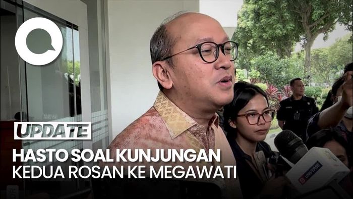 Hasto soal Kunjungan Kedua Rosan Roeslani ke Kediaman Megawati
