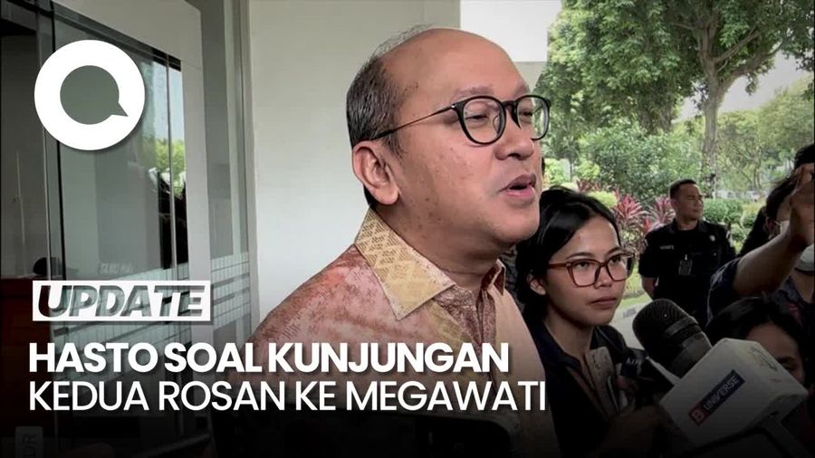 Hasto soal Kunjungan Kedua Rosan Roeslani ke Kediaman Megawati