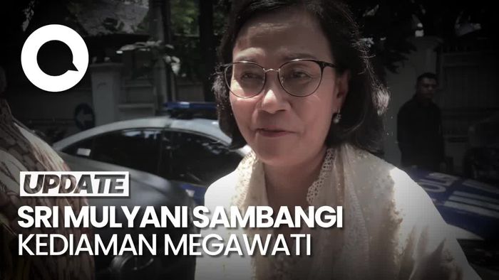 Kunjungi Kediaman Megawati, Sri Mulyani: Silaturahmi Lebaran Saja