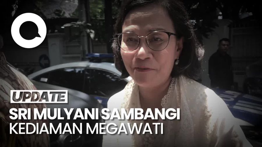 Kunjungi Kediaman Megawati, Sri Mulyani: Silaturahmi Lebaran Saja