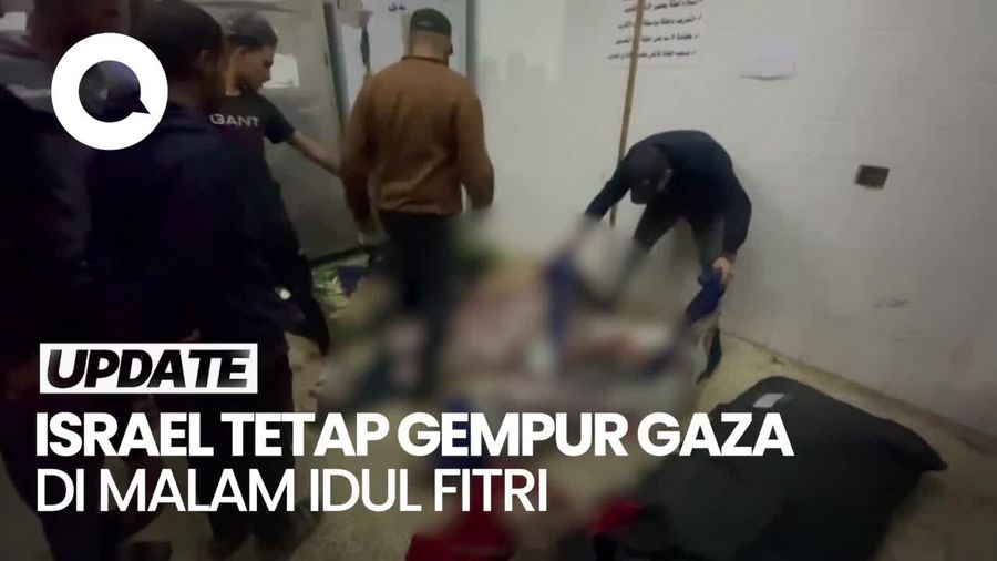 Israel Bunuh 14 Warga Gaza di Malam Takbiran Idul Fitri 1445 H