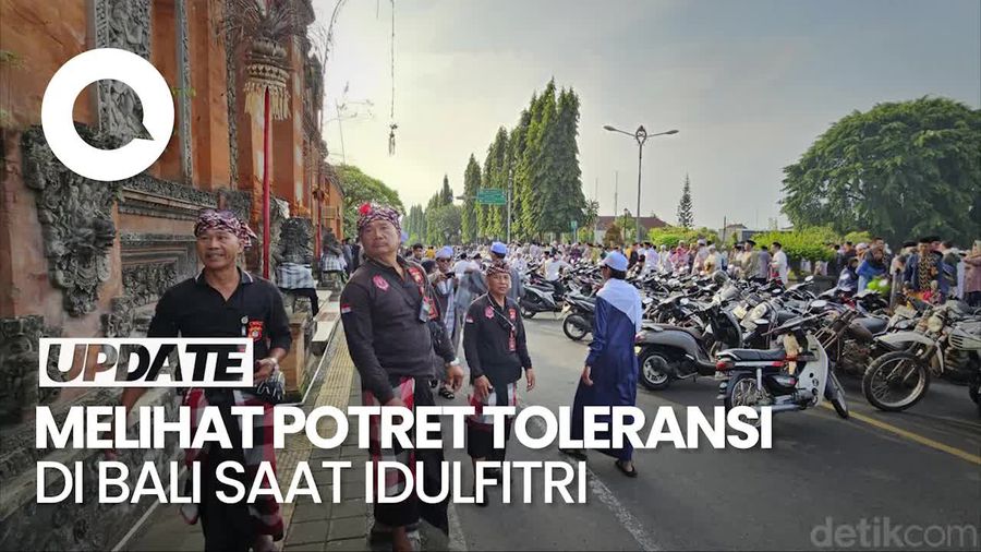 Potret Toleransi Umat Muslim-Hindu Bali: Saling Jaga Saat Hari Raya