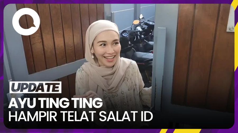Cerita Ayu Ting Ting Hampir Telat Salat Idulfitri di Lebaran Tahun ini
