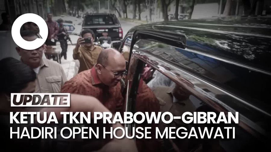 Kehadiran Rosan Roeslani di Open House Terbatas Megawati