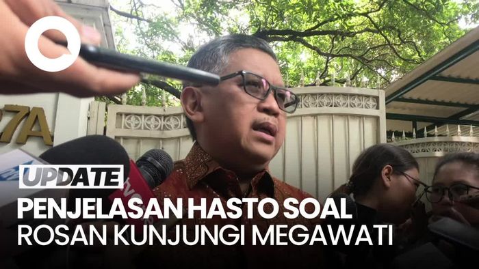 Jawaban Hasto soal Rosan Roeslani Kunjungi Open House Megawati