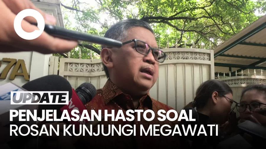 Jawaban Hasto soal Rosan Roeslani Kunjungi Open House Megawati