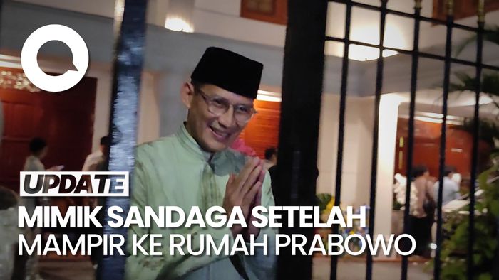 Sandiaga Semringah Seusai dari Rumah Prabowo, Bakal Balik ke Gerindra?