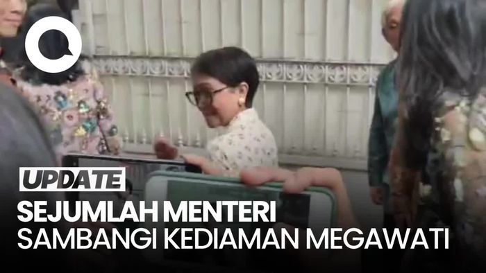 Sejumlah Menteri Hadiri Open House Terbatas Megawati, Ada Retno-Basuki