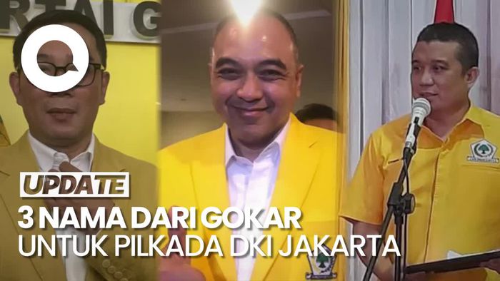 Airlangga Ungkap 3 Kandidat Golkar untuk Maju di Pilkada DKI Jakarta