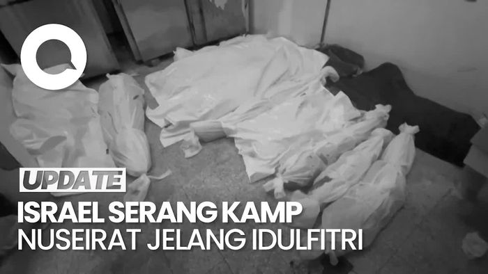 Serangan Israel ke Kamp Nuseirat Gaza Jelang Idulfitri Tewaskan 14 Orang
