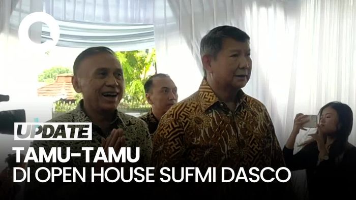 Sederet Tokoh Hadiri Open House Sufmi Dasco: Dhani-Mulan hingga Kapolri