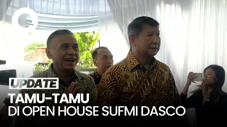 Sederet Tokoh Hadiri Open House Sufmi Dasco: Dhani-Mulan hingga Kapolri