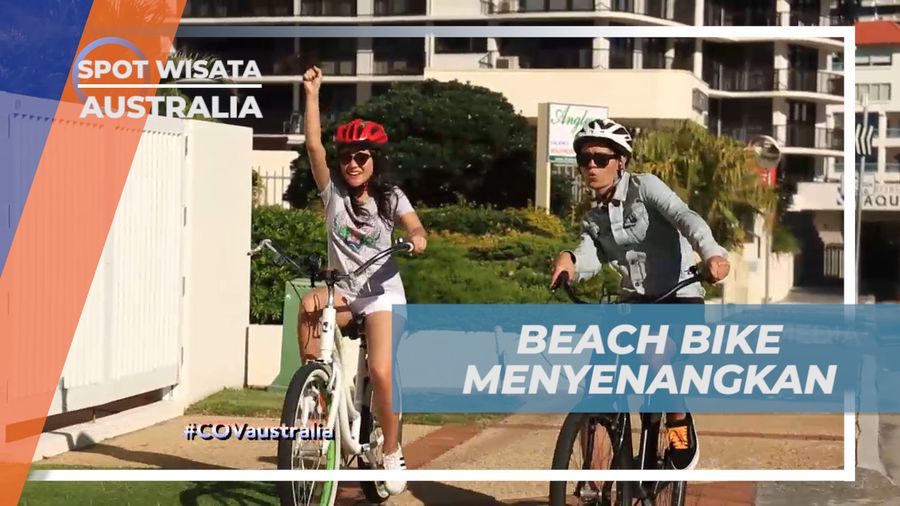 Serunya Bersepeda Pagi Menyusuri Kawasan Pantai, Australia