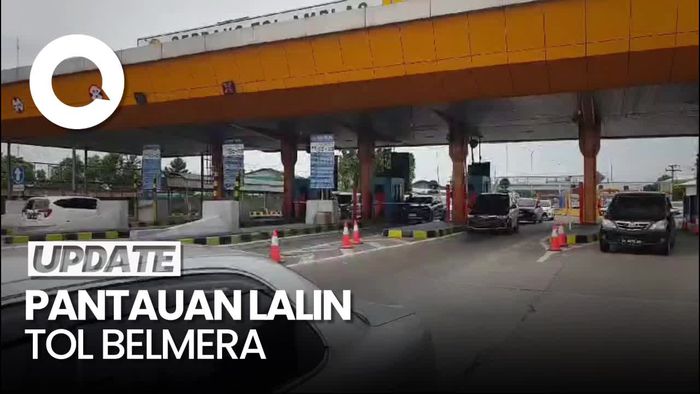 Sejak H-10 Lebaran, 750.537 Kendaraan Melintas di Tol Belmera