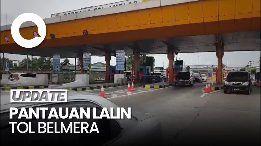 Sejak H-10 Lebaran, 750.537 Kendaraan Melintas di Tol Belmera