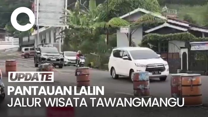 Jalur Wisata Tawangmangu Masih Lengang