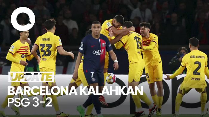 Barcelona Bungkam PSG di Paris