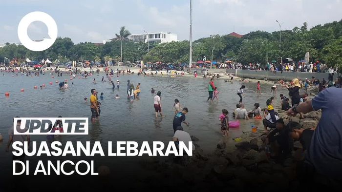 Hari Kedua Lebaran, Ancol Dipadati 53 Ribu Wisatawan