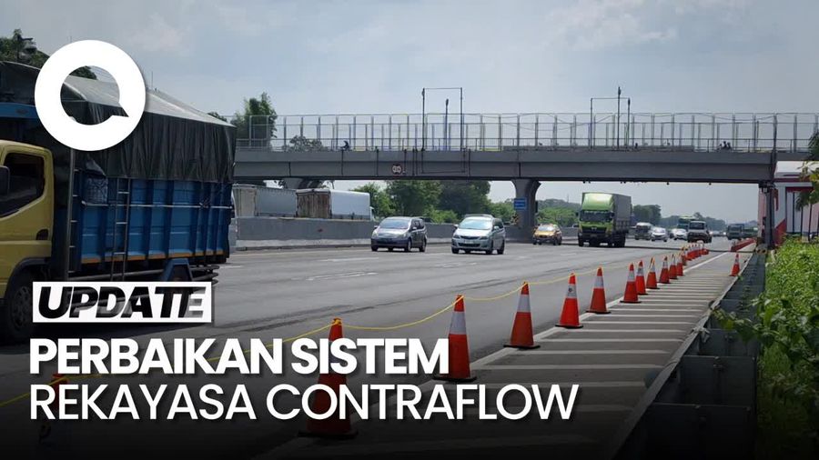 Polisi Evaluasi Sistem Rekayasa Contraflow saat Arus Balik