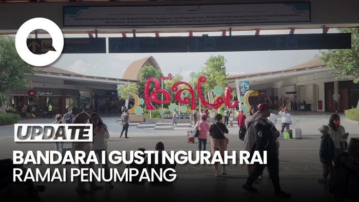Hari Kedua Lebaran, Bandara I Gusti Ngurah Rai Bali Ramai Wisatawan