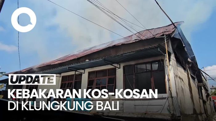 Penampakan Kos-kosan di Klungkung yang Ditinggal Mudik Ludes Terbakar