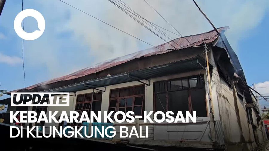 Penampakan Kos-kosan di Klungkung yang Ditinggal Mudik Ludes Terbakar