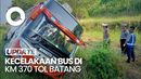 Bus Rosalia Indah Terperosok di Pinggir Jalur Tol Batang, 7 Orang Tewas