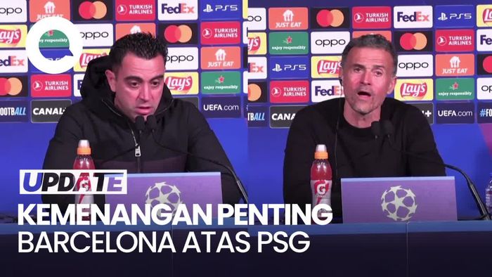 PSG Vs Barcelona: Xavi Bangga, Enrique Legawa