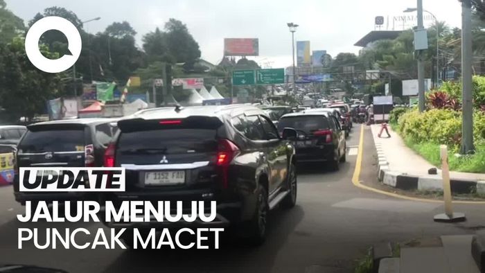 Jalur Puncak Bogor Macet, One Way Diterapkan Pagi Ini