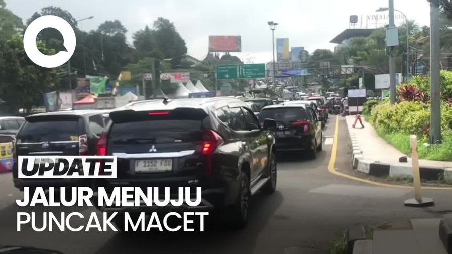 Jalur Puncak Bogor Macet, One Way Diterapkan Pagi Ini