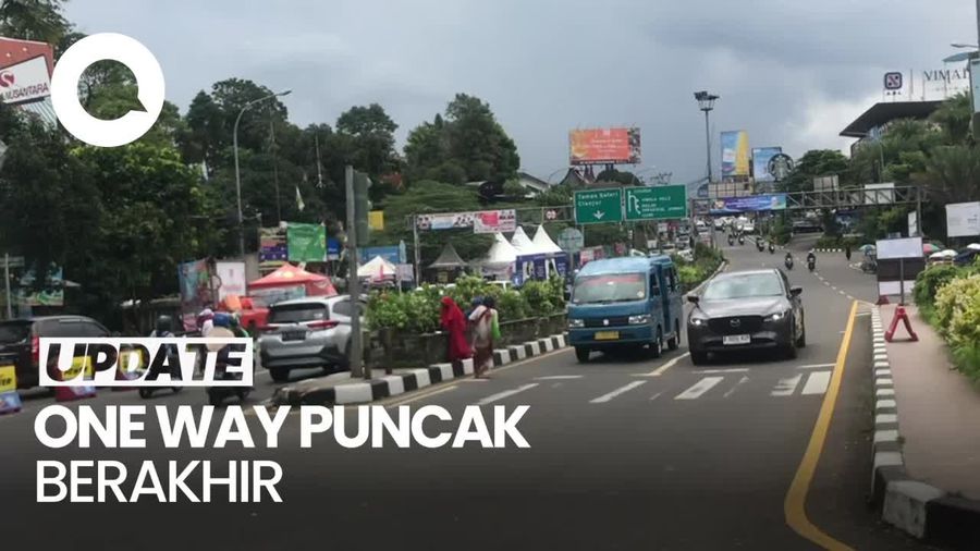 One Way Arah Puncak Bogor Berakhir, Jalur Arah Jakarta Dibuka Kembali