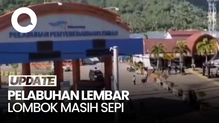 Suasana Pelabuhan Lembar Lombok di H+2 Lebaran
