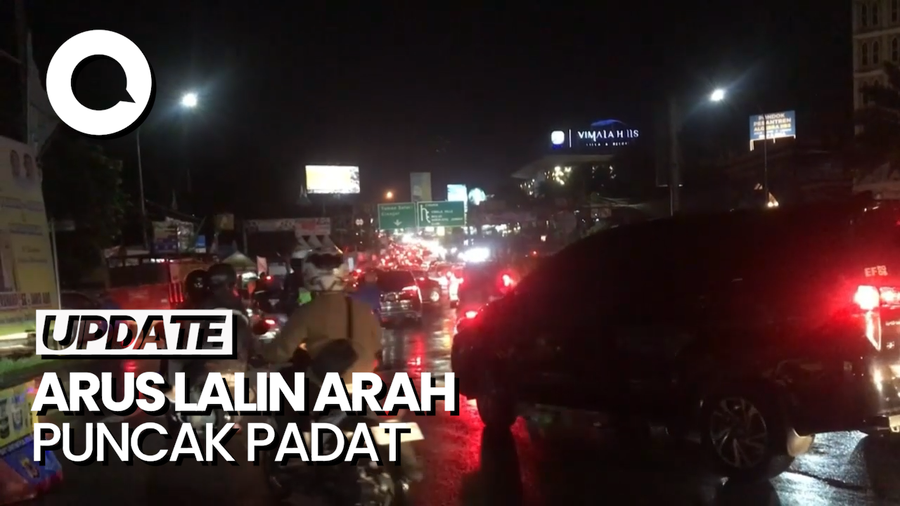One Way Dibuka, Arus Lalin di Simpang Gadog Arah Puncak Padat