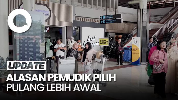 Sejumlah Pemudik di Bandara Soetta Pilih Pulang Lebih Awal
