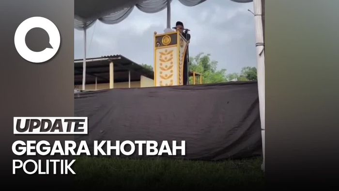 Momen Jemaah Salat Id di Bantul Bubar gegara Khotbah Bermuatan Politik