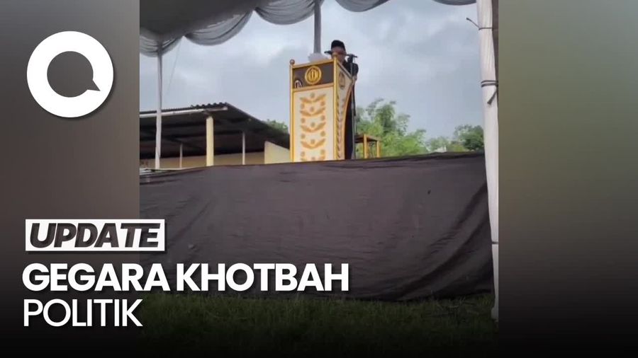 Momen Jemaah Salat Id di Bantul Bubar gegara Khotbah Bermuatan Politik