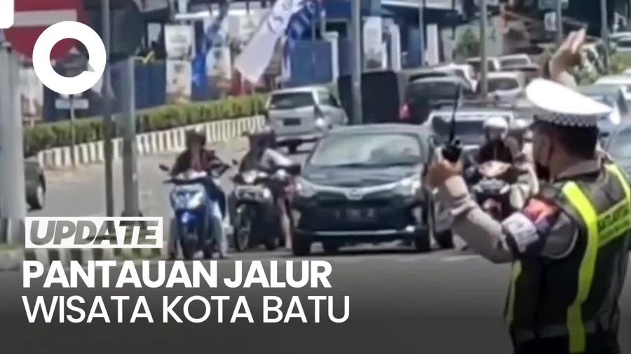 Arus Lalin di Jalur Wisata Kota Batu Ramai